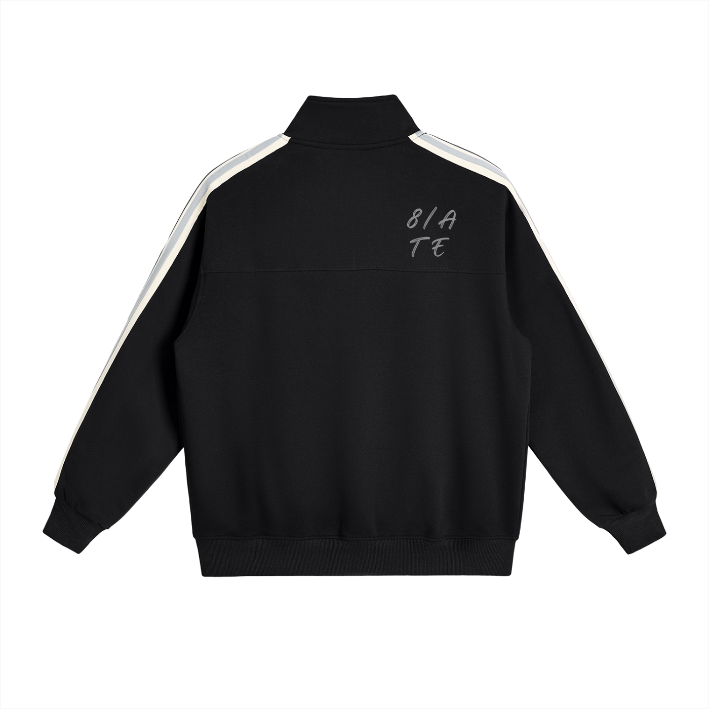 Contrast Side-Stripe Stand Collar  Jacket