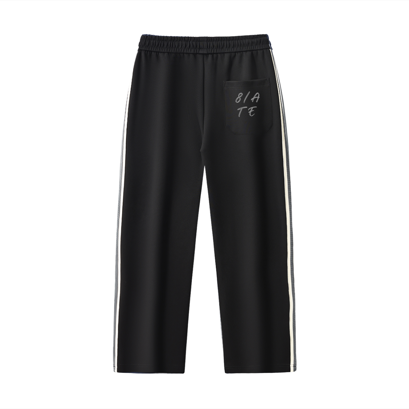 Contrast Side-Stripe Straight-Leg  Pants